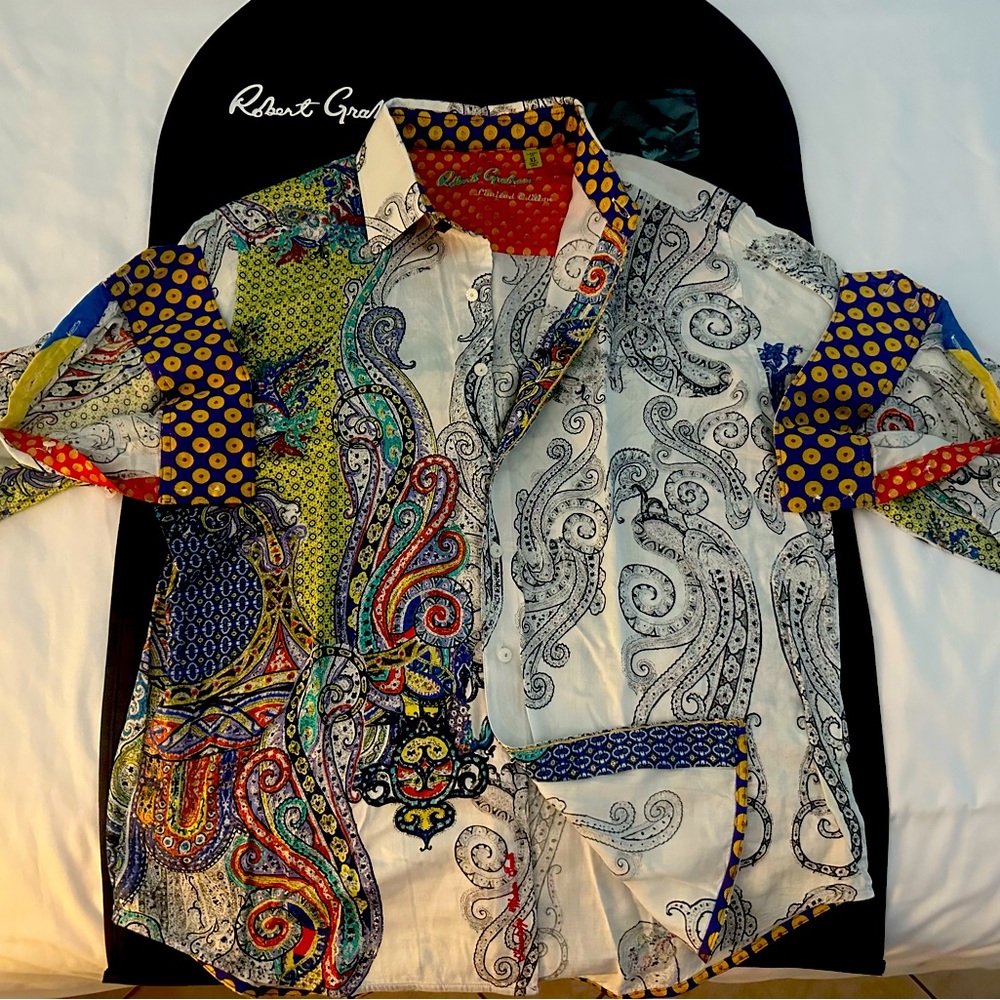 Robert Graham “Limited Edition” Long Sleeve Button Down Shirt XL